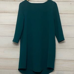 BB Dakota size large aqua dress with open back